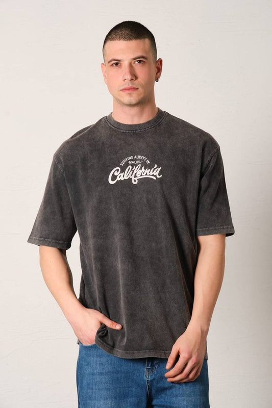 California Tshirt Washed Look - StreetwearSociety - Inspired by the Streets, Driven by Culture