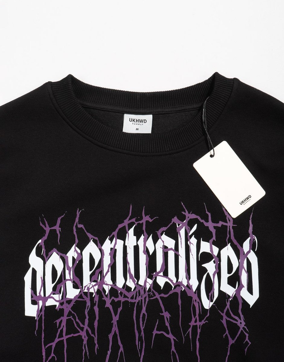 Decentralized Society Oversize Sweatshirt UK1020SY - StreetwearSociety - Inspired by the Streets, Driven by Culture