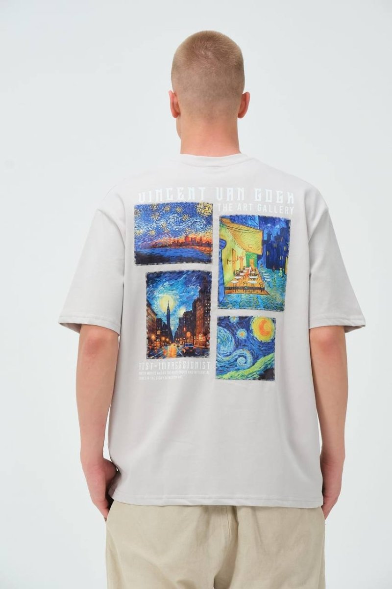 Tshirt mit Patch VanGogh - StreetwearSociety - Inspired by the Streets, Driven by Culture