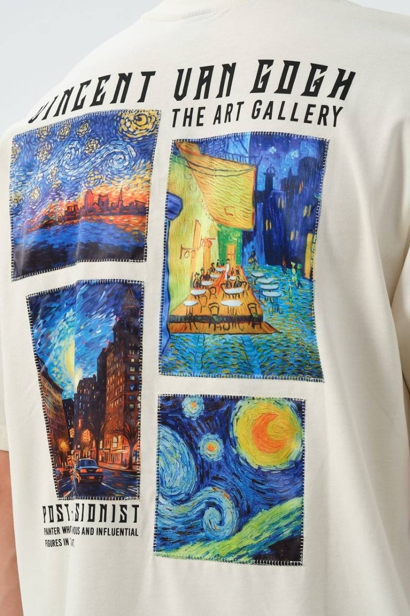 Tshirt mit Patch VanGogh - StreetwearSociety - Inspired by the Streets, Driven by Culture