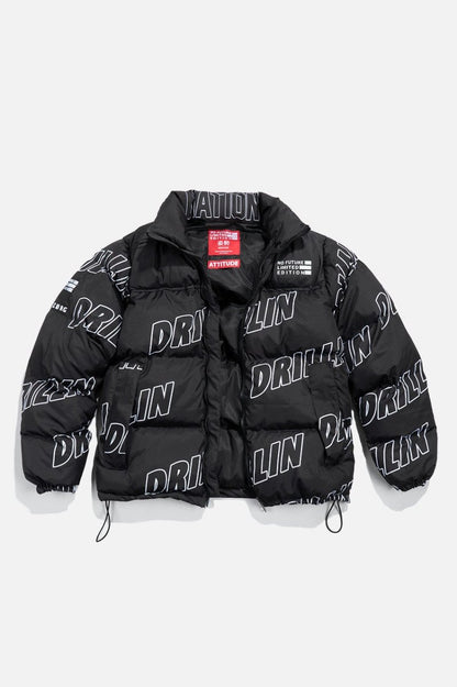 UK Drill Herren Puffer Jacket NF0505SY - StreetwearSociety - Inspired by the Streets, Driven by Culture