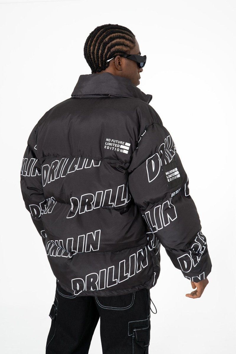 UK Drill Herren Puffer Jacket NF0505SY - StreetwearSociety - Inspired by the Streets, Driven by Culture