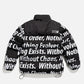 Without Chaos Herren Puffer Jacket NF0504SY - StreetwearSociety - Inspired by the Streets, Driven by Culture